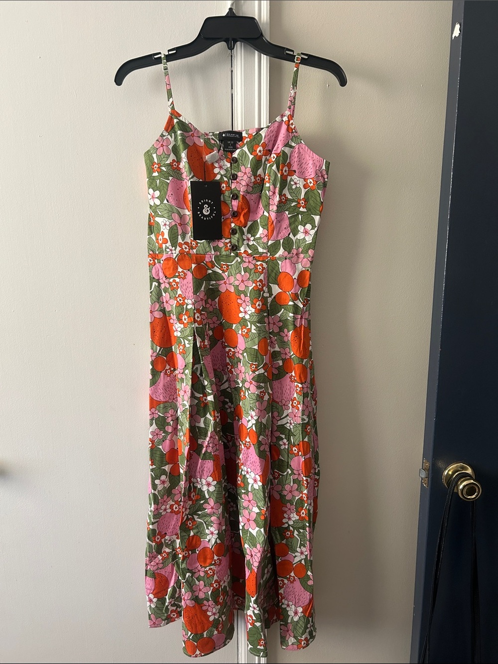 Bright and Beautiful Demmi Let’s Get Fruity Dress BNWT S US 6